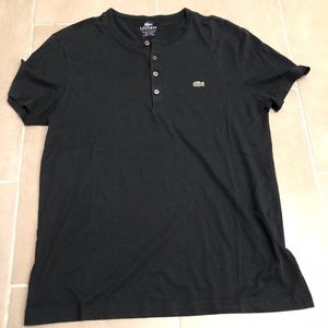 Lacoste Black Henley